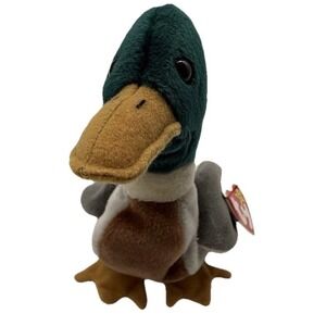 Ty beanie Jake the‎ Mallard Drake Duck Rare Edition Red Tag #402 With Tag Errors